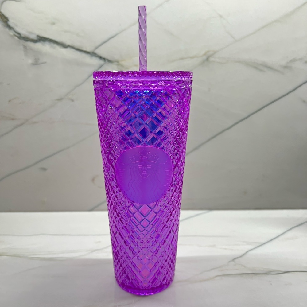 STARBUCKS IRIDESCENT VIOLET BLING CUP
